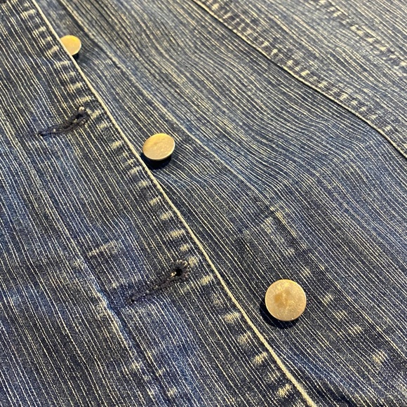 Vintage Laz Lapidus Blue Denim Jacket 70s style - Picture 5 of 8